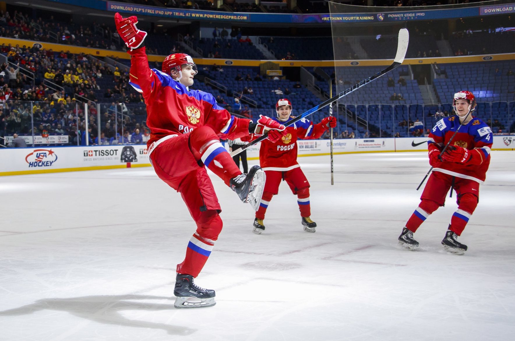 APTOPIX World Juniors Sweden Russia Hockey